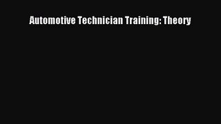 [PDF Download] Automotive Technician Training: Theory [PDF] Full Ebook