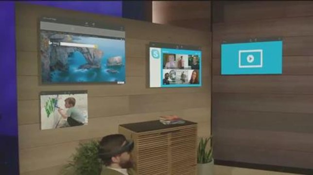 Demostración de las HoloLens de Microsoft