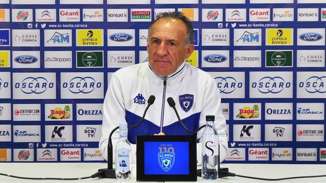 Bastia-Montpellier : Conf. d'avant-match de G. Printant