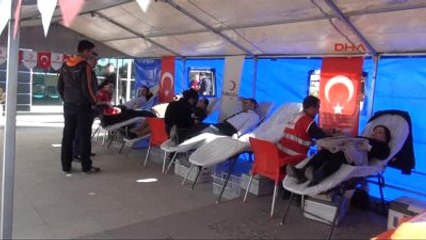 Mersin Bağışlanan Kan Hastalara, Fidanlar Toprağa Hayat Verecek