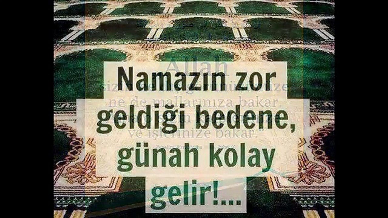 HADİS - AYET - SÖZLER (slayt) -Hadith - VERSE - WORDS (slide)