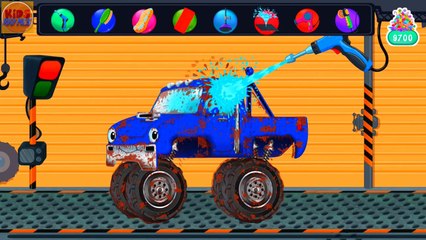 Monster Truck Wash | Car Wash | Car Wash Games