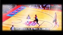 Paul George leg break - Team USA Blue vs White HD