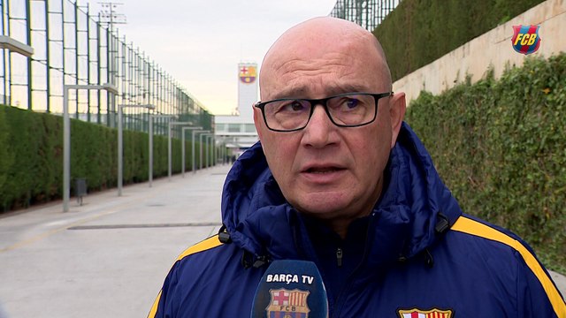 Declaracions Xavi Llorens i Jennifer Hermoso prèvia Atlètic Féminas - Femení A [CAT]