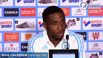 Dja Djédjé au cœur d'une conférence de presse ⚽