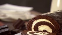 Gâteau roulé au chocolat