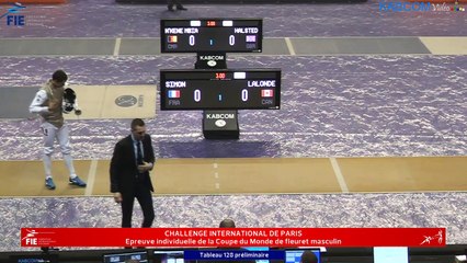 CIP 2016 - Qualifications piste jaune - Simon (FRA) vs Lalonde (CAN)