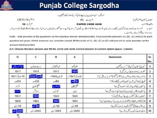 Pak Studies Part II Sgd Board (1)