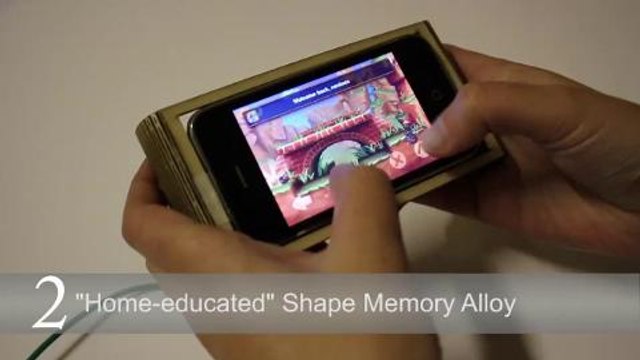 Nueva tecnología que permite a las pantallas cambiar de forma