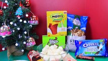 MARSHMALLOW SNOWMEN Christmas Treats Dessert DIY EASY Kid Cookies & Surprise Toys Ornament