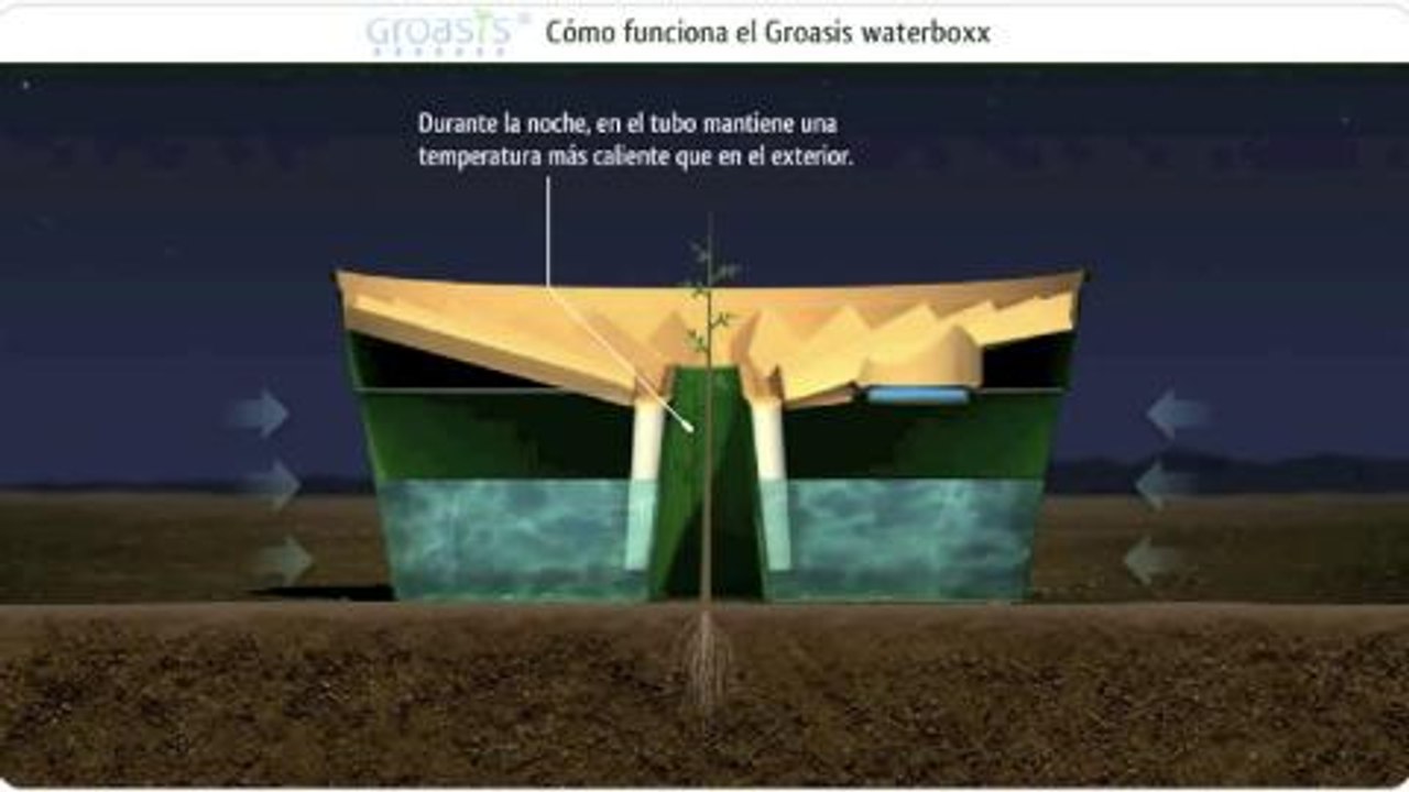 ¿Cómo funciona el Groasis waterboxx contra la desertificación-