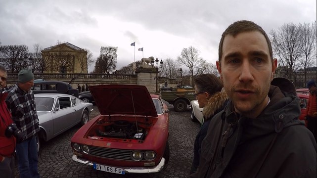Traversée de Paris 2016 : OSI 20M TS de 1968 sortie de grange