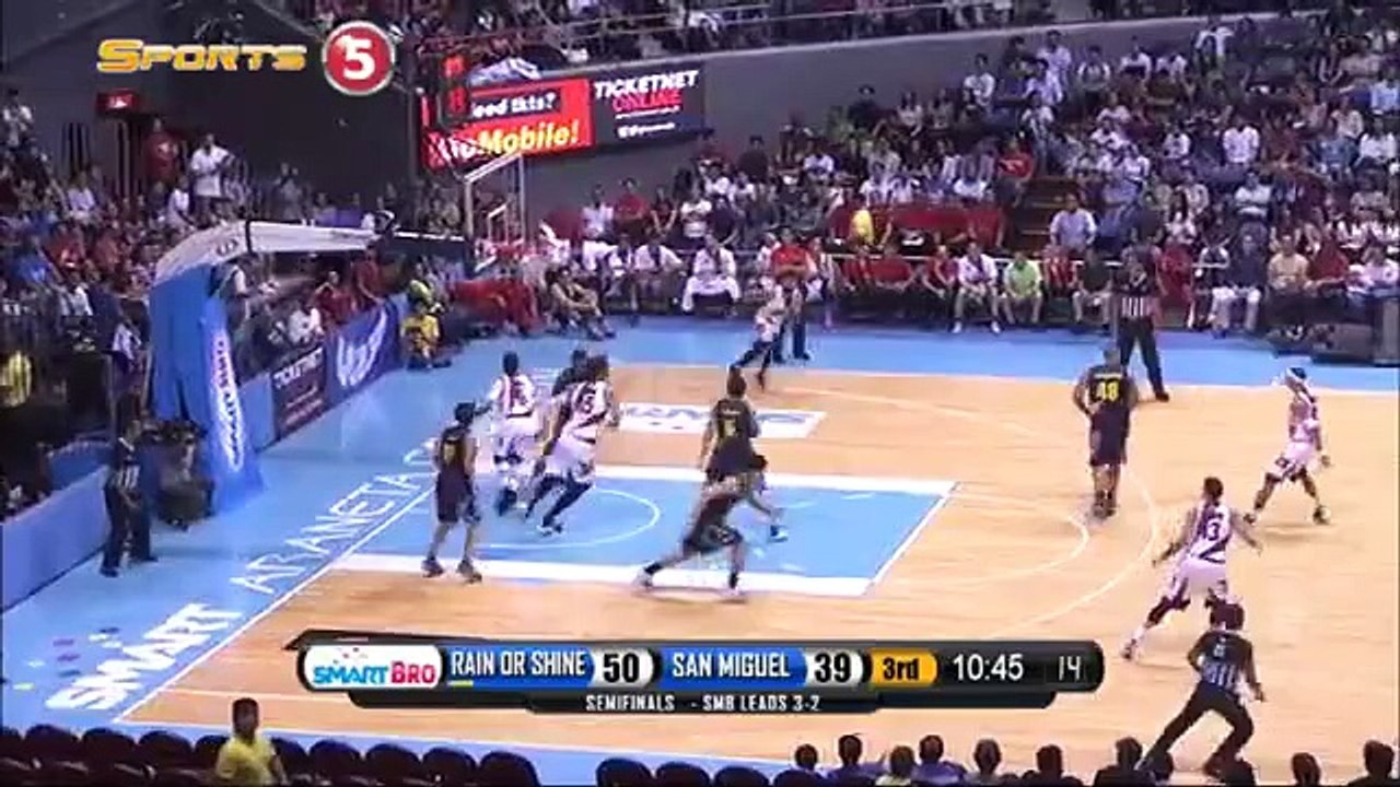 RAIN OR SHINE vs SAN MIGUEL - 3rd Quarter _ PBA...