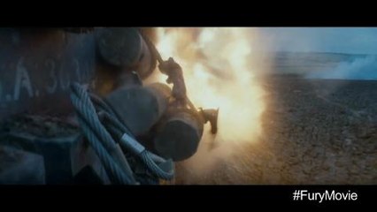 FURY Movie Clip- Sherman Tiger Fight