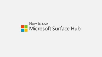 Download Video: Windows 10 How-To_ The Surface Hub Touchback