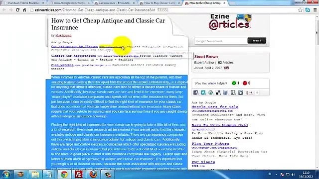 Belajar Adsense Membuat Landing page adsense high CTR dengan blogspot - YouTube