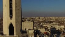 Drone footage shows devastation in Damascus neighbourhood