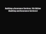 Read Auditing & Assurance Services 5th Edition (Auditing and Assurance Services) PDF Online