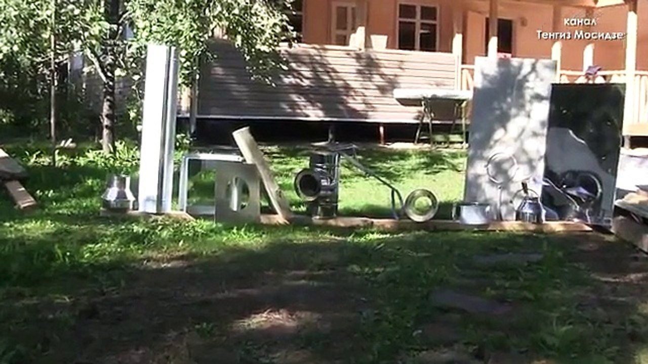 Установка печи-камина