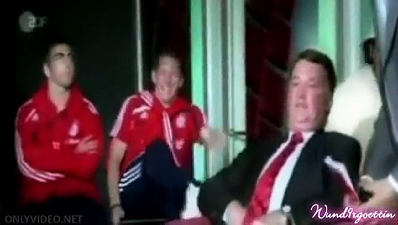 Funny football fall