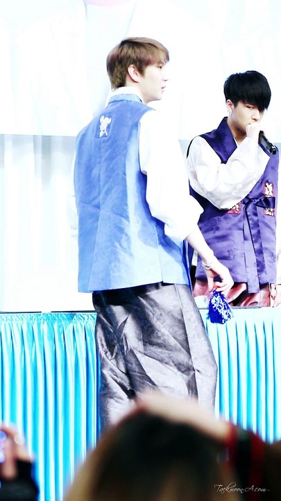 160109 잠실 팬사인회 택운 제기차기 미션!!승자는...
