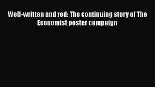 Download Well-written and red: The continuing story of The Economist poster campaign PDF Free