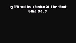 Download ley CPAexcel Exam Review 2014 Test Bank: Complete Set PDF Free