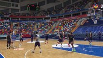 FCB Basket: last training session before the match against CSKA in Moscow