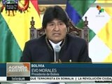 Bolivia: Morales asegura que no cree en las encuestas
