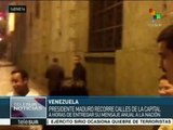 Presidente Maduro recorre alrededores del Palacio de Miraflores