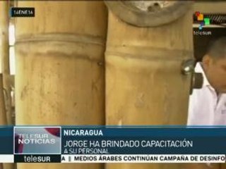 Joven nicaragüense crea proyecto de desarrollo ecológico con bambú