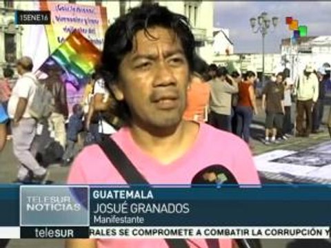 Guatemala: exigen a Morales que gobierne en beneficio de las mayorías