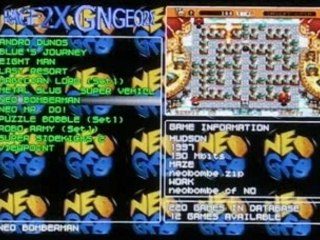 Gngeo2x Neo Bomberman from TV