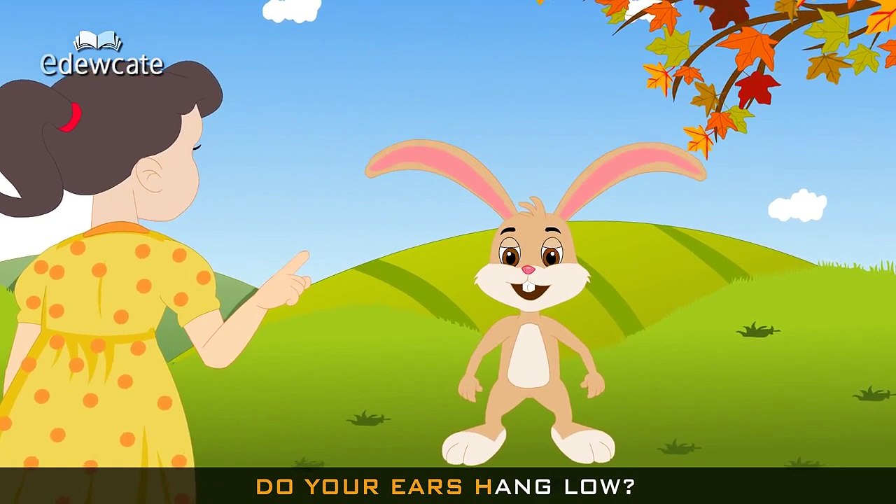 Do your ears hang low nursery rhyme