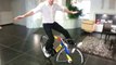 Clément Leroy champion du monde d'équilibre sur place à vélo !