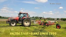 Valtra T160 & Claas Liner 2800 gras harken