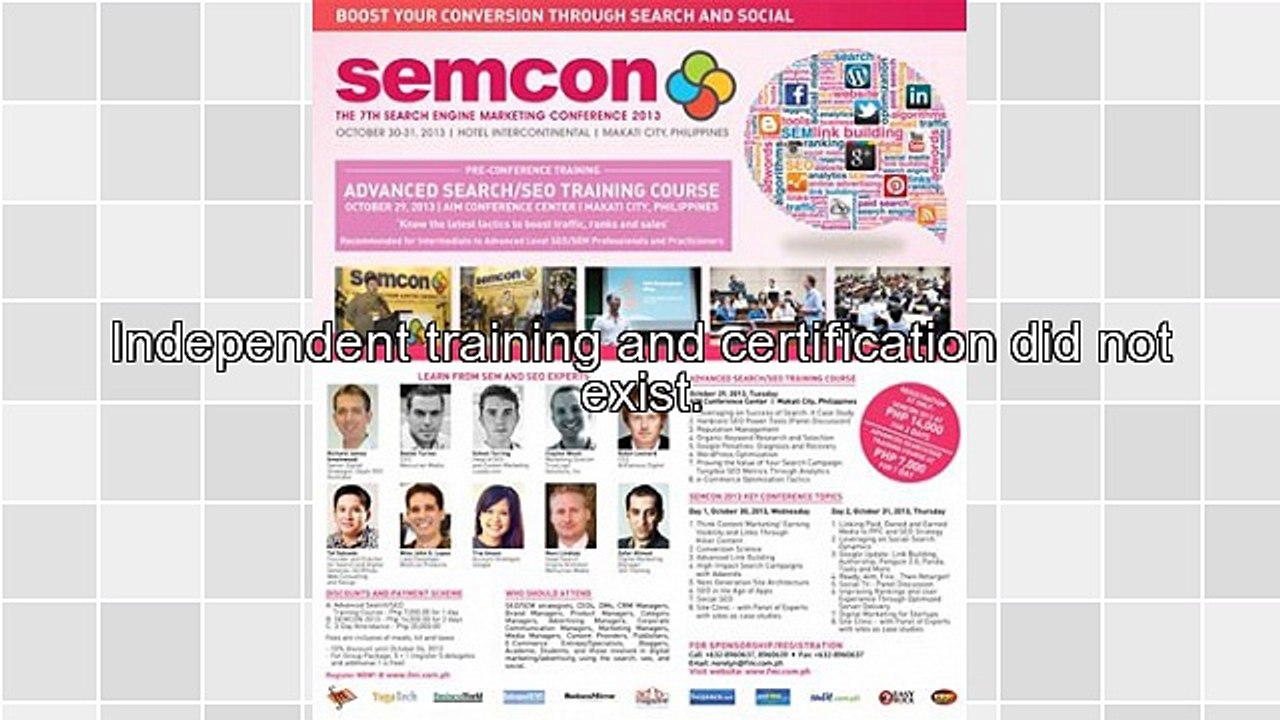 Search Marketing Training and Certification