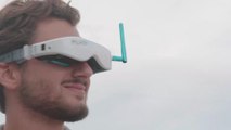 Un dron con gafas de realidad virtual para creer que vuelas