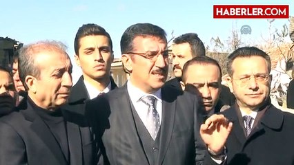 Bakanlar Tüfenkçi ve Eker, Çınar'da İncelemelerde Bulundu