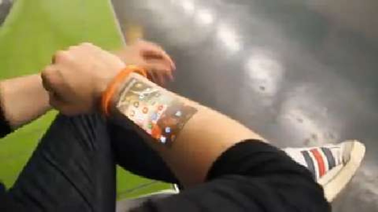 The Cicret Bracelet- Like a tablet...but on your skin.