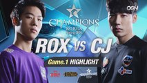 [H/L 2016.01.15] ROX vs CJ Game 1 - RO1 l 롯데 꼬깔콘 LoL Champions Korea Spring 2016