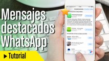 Actualización WhatsApp - Mensajes Destacados