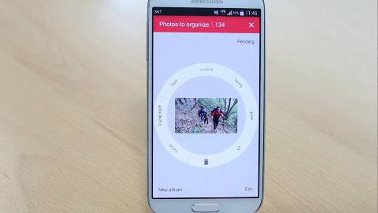 Foto app tutorial - Organizing & Organizing circle edit