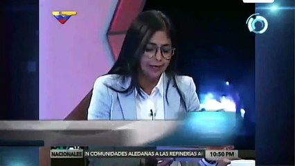 Delcy Rodríguez aseguró que el país puede recibir una intervención de Estados Unidos