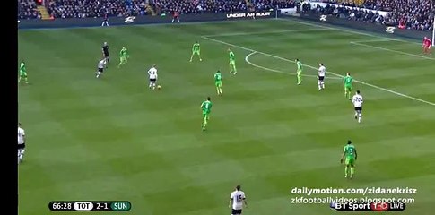 3-1 Christian Eriksen Amazing Goal - Tottenham v. Sunderland 16.01.2016 HD