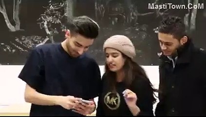 perfect selfie with a Girl funny