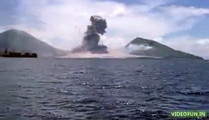 The Shockwave Of Volcano Eruption