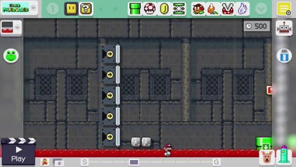 Super Mario Maker - Viewer Levels - Name: "Leaps of Faith" - ID: 5A58-0000-00E5-7F51