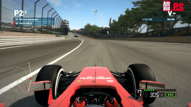 Vuelta rápida Interlagos F1 2014