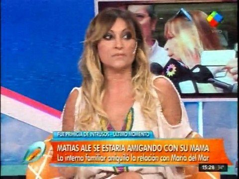 Matias Ale y su madre reconciliados